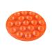 Anti-Slip Placemat  Baby Creative Tableware Sucker Toddlers Double-Sided Bowl Plate Cutlery Stationary Pad for Infant Kids Children Feeding(Orange)