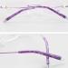 Begisa Glasses Pads - Metal-Carved Flower Replacement Nose Bridge for Borderless Purple Glasses - 1 Pair of Spare Parts - Buy Online on GoSupps.com