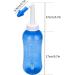500ml Sinus Rinse & Nasal Irrigation Nose Care - BPA Free Wash Bottle for Sinus Relief - Ideal for Allergies, Colds, and Hygiene - Adult & Kid Friendly (Blue) - Buy Online on GoSupps.com