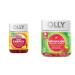 OLLY Extra Strength Daily Energy Gummy Caffeine Free 1000mcg Vitamin B12 CoQ10 Goji Berry & Metabolism Gummy Rings Apple Cider Vinegar Vitamin B12 Chromium Energy and Digestive Health