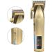 Professional Hair Clipper - Rechargeable LCD Digital Display Trimmer for Salon Use (Brass) - International Shipping Available - Buy Online on GoSupps.com