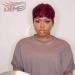 39 j Human Hair Short Brazilian Virgin Hair Extensions Pixie Cut Wig 27 Pieces Short Hair With Free Part Closure