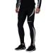 Airtracks Men's Functional Running Pants Long Pro - Running Tight - Compression - Breathable - Reflectors XL Black-Grey