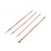 4 Pieces Blackhead Remover Tool Kit Pimple Whitehead Acne Comedones Extractor Tool Set Stainless Steel (Rose Gold)