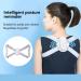 Smart Posture Corrector Upper Back Brace with Vibration Reminder | Posture Trainer for Women/Men/Kids | Prevent Humpback & Improve Posture | Gray - Buy Online on GoSupps.com