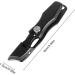 Vbnuyhim Fingernail Clippers Nail Clippers for Men Wide Neck Nail Clippers - Splash Guard Toenail Clippers for Thick Toenails Portable Nail Trimmer and Nail File Nail Clippers with Large Black - Buy Online on GoSupps.com