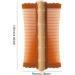 ASIEIT Lice Comb Flea Lice Removal Comb Double-sided Head Lice Comb Fine Tooth Scalp Massage Comb Bamboo Shape for Cats Dogs (Orange) - Buy Online on GoSupps.com