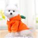 Xiaoyu Puppy Hoodies - Warm Dog Sweatshirt Coats for Autumn & Winter | Fruit Hood & Carrot Design | XL Size - Buy Online on GoSupps.com