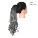 Buy Shadow Curly Hair Ponytail Extensions | Afro Wavy Clip-in Synthetic Hair Piece - 22 Inches in Blonde Pink Black & Gray - Buy Online on GoSupps.com