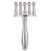 Buy Hohxfyp Acupuncture Pen - Stainless Steel 5 Fork Magnetotherapy Tool for Deep Tissue Massage (6.3 inch Silver) | Manual Acupressure for Face & Body - Buy Online on GoSupps.com