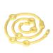 Buy Adjustable Soft Silicone Pacifier Holder for Babies - Washable & Reusable Teething Ring Toy Attachment (Yellow) - Best for Teething Relief - Buy Online on GoSupps.com
