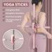DREAM BRIGHT Premium Quality Pink Yoga Stick Posture Corrector for Women - Back Straightener Hunchback Corrector - Yoga Club Essential - Buy Online on GoSupps.com