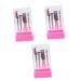 FRCOLOR 3 Sets carbide drill bits nail Drill Replacement Bits nail Diamond Drill Bits nail polisher drill bits drill bits for metal electrical tools nail drill tool file hard to rotate