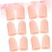 Healvian Silicone Finger Sleeves - 12 Pairs - Toe Cap Gel Protectors - Anti-Friction Cover Tool - Skin Color - 4.5x2.1 cm - Buy Online on GoSupps.com