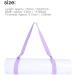 Weiyiroty Yoga Mat Sling - Portable Adjustable Yoga Mat Belt for Fitness Studios - Violet - Buy Online on GoSupps.com