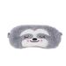 Cute Sloth Sleeping Mask Soft Fluffy Plush Blindfold Funny Novelty Animal Sleep Mask Eye Cover Eyeshade for Kids Girls Boys Women Men Night Nap Travel Meditation