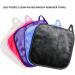 AUklOPVZZ 10 Pieces Polyester Woman Face Cleaning Cloth Replacement Solid Color Ladies Makeup Cosmetic Remover Pad Accessories Light Purple - Buy Online on GoSupps.com
