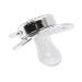 Baby Pacifier with Clip - Infant Bling Schnuller-Clip-Set for Newborn | DIY Wall Decoration & Milk Powder Feeding Supplies (Silver M) - Buy Online on GoSupps.com