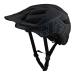 Troy Lee Designs A1 Half Face Mountain Bike Helmet -Ventilated Lightweight EPS Enduro BMX Gravel MTB Bicycle Cycling Accessories - Adult Men & Women Black Medium/Large