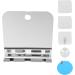 Frcolor Square Mirror Set - Bathroom Shaving Mirror with Razor Hook | Fog-Free Shower Mirror for Face & Cosmetics | Acrylic Travel & Home Use - Buy Online on GoSupps.com