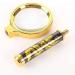 Magnifiers Hand-Held Magnifying Glass with Handle Gold 10 Times Maximum Size Lighting Reading Magnifier Comfortable Anniversary - Buy Online on GoSupps.com