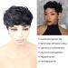 VCK Short Pixie Cut Wigs for Black Women - Natural Wavy Synthetic Heat Resistant 1B - Buy Online on GoSupps.com