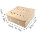 Beaupretty Moxibustion Box - Adjustable Wooden Foot Moxa Cone Burner for Home Pedicure Care - Buy Online on GoSupps.com