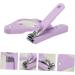 minkissy 1pc Nail Clippers Nail Cutters Men Trimmer Fingernails Clippers Pet Nail Clipper Nail Trimmer for Baby Nail Shears Toenails Clippers Slicer Stainless Steel Portable Purple Man 15*4.5*1.6cm Purple - Buy Online on GoSupps.com