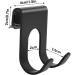Naapesi Stainless Steel 2-Piece Razor Holder - Waterproof Self-Adhesive Hooks for Bathroom & Kitchen - No Drilling Required (Black) - Buy Online on GoSupps.com