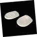 4 Pairs Silicone Insoles - Comfort Heel Pads for Shoes | Half Insole in White - Size 1 - Buy Online on GoSupps.com