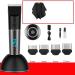 Premium Hair Clippers for Men - Cordless Rechargeable Hair Cutting Kit with 4 Guide Combs & Charging Stand - Perfect for Family Use - Buy Online on GoSupps.com