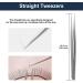 LUKEO Volume Tweezers for Eyelash Extensions - Precision Lash Mega for 3D, 6D, 10D Fans - Universal Fit - Professional Quality - Buy Online on GoSupps.com