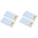 Exceart 40 STK tooth jewelry crystal tooth crystal diamond decorations Artificial crystal toothed stones teeth decor crystal gemstones accessories artificial crystal white crystal suit 0.2x0.15cmx2pcs whitex2st