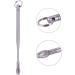 3pcs/Set Stainless Steel Ear Pick Wax Remover Cleaner with Key Chain - Earwax Cleaning Tool - Buy Online on GoSupps.com