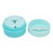 Verdant Touch Empty Silicone Cream Jar Travel Silicone Makeup Container Refillable Portable Cream Jar Blue