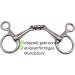AMKA Baucher Snaffle Bit - Double Broken Solid Stainless Steel - 13.5 | International Shipping Available - Buy Online on GoSupps.com