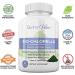 Divine Vibes Chlorella Spirulina Powder Capsules - 500 mg of Purest Raw Vegan Protein Green Superfood Broken Cell Wall 60 Count - Made in USA - Buy Online on GoSupps.com