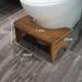 Bamboo Toilet Stool for Adults - Non-Slip Bathroom Poop Stool - Original Simple Design for Healthy & Portable Use - Brown, One Size - Buy Online on GoSupps.com
