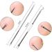 Newest Dual Heads Acne Needle Blackhead Blemish Squeeze Pimple Extractor Remover Spot Cleaner Beauty Skin Care Tool 4pcs/Set Lovely and Professional - Buy Online on GoSupps.com