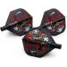 CUESOUL ROST AK4 Standard Integrated Dart Flights - Peking Opera Design (Set of 3) - Black - Buy Online on GoSupps.com