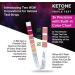 Buy 50ct Triple Test Ketone Strips - Accurate Urinalysis Kit for Keto Paleo & Low-Carb Diets | Includes Travel Pouch & Color Chart | XL Urine Strips - Buy Online on GoSupps.com