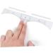 Angoily 30 Pcs Eyebrow Design Ruler Eyebrow Tracer Tools Eyebrow Face Ruler Auxiliary Tool Eyebrow Shape 22x5cmx3pcs Whitex3pcs - Buy Online on GoSupps.com