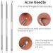 2022 Newest Blackhead Remover Tool Kit - 10 PCS Acne Needles & Extractor Tools Set for Pimple Popper, Professional Stainless Steel Blemish Removal with Leather Package - Buy Online on GoSupps.com