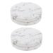 DRESSOOS 2pcs Storage Box Makeup Case Refillllable Powder Case Cosmetic Powder Case Makeup Containers
