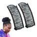 2 PCS Banana Hair Clips Large Size Stretch Banana Clip 30 Teeth Vintage Clincher Combs Non Slip Banana Clip Banana Hair Grips Elastic Banana Hairpin for Women Natural Thick Hair Curly Hair Brown