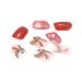 Brishow Christmas Artificial Nails - 24PCS Snow & Moose Press-On Short Red Nails for Women & Girls - Buy Online on GoSupps.com