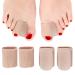Silicone Toe Bandages (4 Pack) - Gel Spreader for Hammer Toe & Hallux Valgus Correction | Overlapping Toes Separator - Buy Online on GoSupps.com