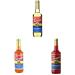 Torani Pineapple Flavour Syrup 750 Milliliter & Torani Peach Flavor Syrup 750ml & Torani C-34016 Syrup Strawberry 750 Milliliter (Pack of 1) Syrup+ Peach Syrup+ Syrup Strawberry