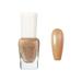 Nude Nail Polish Shimmering Mermaid Golden Shell Spiral Holographic Shimmer Quick Dry Nail Varnish Shining Sparkling Long Lasting No Need Cure DIY Nail Art Manicure Birthday Gift for Women & Girls
