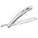 Premium Stainless Steel Folding Beard Razor - Professional Straight Edge Hairdresser Tool for Men & Women - Buy Online on GoSupps.com